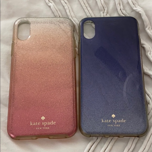 Kate Spade Glitter iPhone Cases ~ EUC - Picture 2 of 5